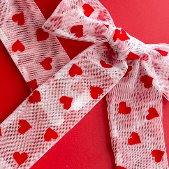 Red Heart Bows - Picture 2 of 2